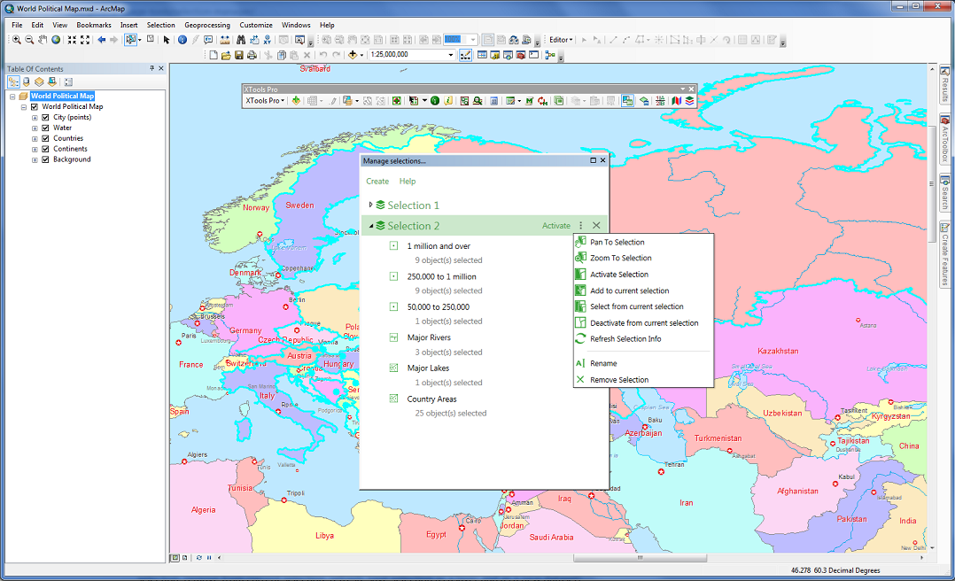 export data to kml xtools pro